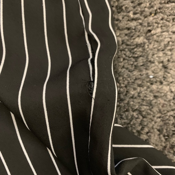 Flare high waisted nylon pants - Picture 3 of 4